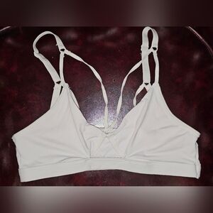 EUC Maralta White Seamless Strappy Women's Bralette Small
